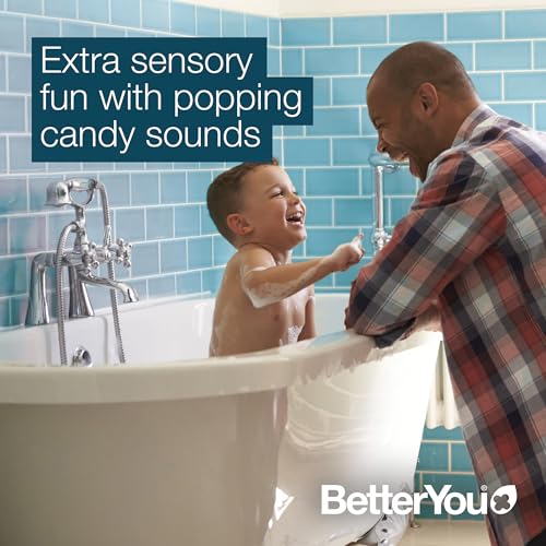 BetterYou Magnesium Sleep Kid’s Bath Flakes - Bath Salts with Popping Candy - Bath Soak with Natural Magnesium - Relaxing Lavender for Sleep - 1.6 lb