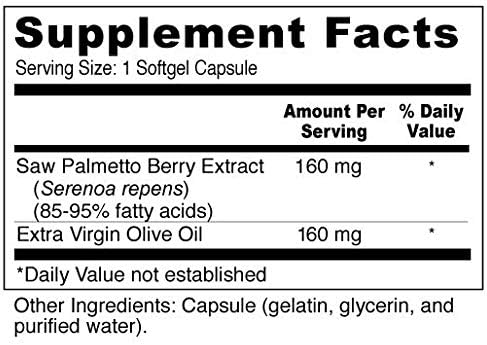 Wellness Resources Saw Palmetto Deep CO2 Extraction, No Solvents - High Potency for Prostate Health (90 Capsules)