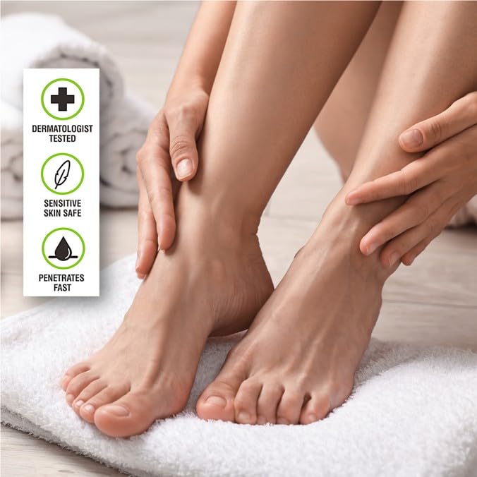 Adamia Therapeutic Repair Foot Cream with Macadamia Nut Oil and Promega-7, 4 Ounce Tube - Fragrance Free, Paraben Free, Non GMO