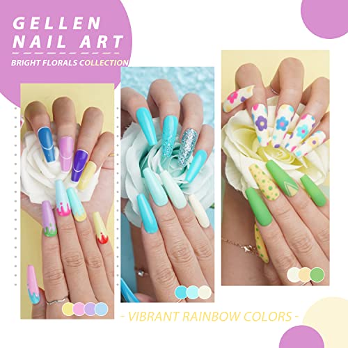 Gellen Gel Nail Polish Set, 16 Colors, UV Gel Polish Kit with Top and Base Coat, All Season Gift Set