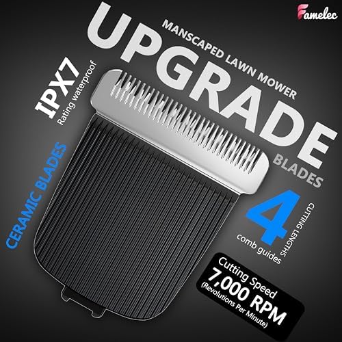 3 Pack For Manscaped Replacement Blades 2.0 3.0 4.0, Compatible with Manscaped Blade Replacement Lawnmower 3.0 Replacement Blades, For Manscape 4.0 Lawn Mower, Fit For Manscape Replacement Blades