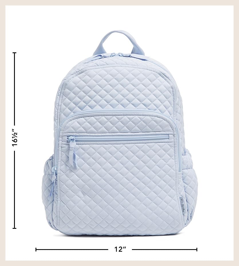 Vera Bradley Cotton Campus Backpack, Flamingo Garden