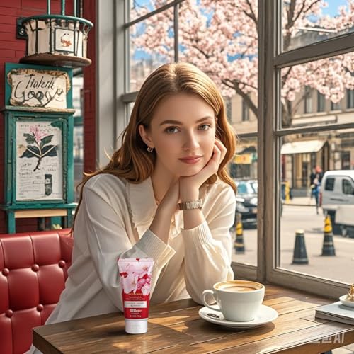 Hand Cream Moisturizing Luxury Set - 3PCS x 2.5oz Japanese Cherry Blossom Lotion. Nourishes Dry Hands, Travel-Sized