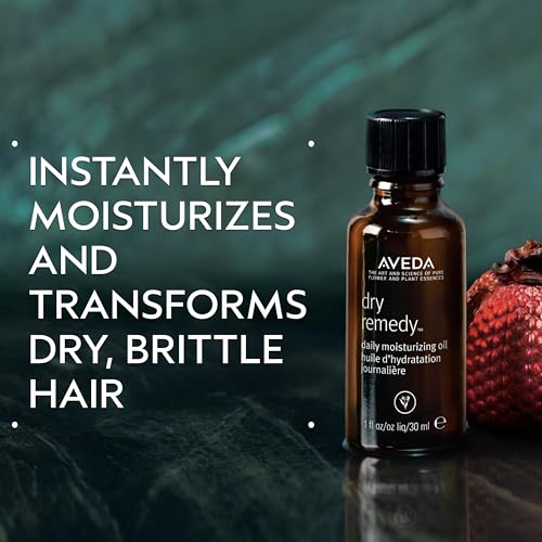 Aveda Dry Remedy Daily Moisturizing Oil | for Dry, Brittle Hair | 90% Naturally Derived* | Organic Buriti Oil | Silicone Free, 1 Fl Oz