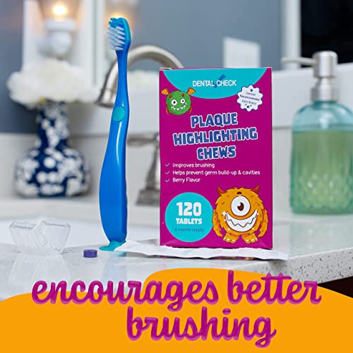 Lingito Plaque/Dental Disclosing Tablets, A Teeth Coloring Tablets Plaque Finder Solution to Effectively Remove Plaque and Tartar Buildup, Improves Oral Care (4 Month Supply - 120 Pack)