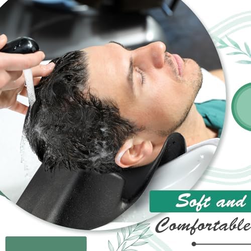 Chunful Shampoo Bowl Neck Rest Silicone Hair Washing Tray Support for Sink Comfortable Salon Shampoo Bowl Neck Cushion Rest Pillow for Home Salon, Beauty Salons, Barbershop, Spa