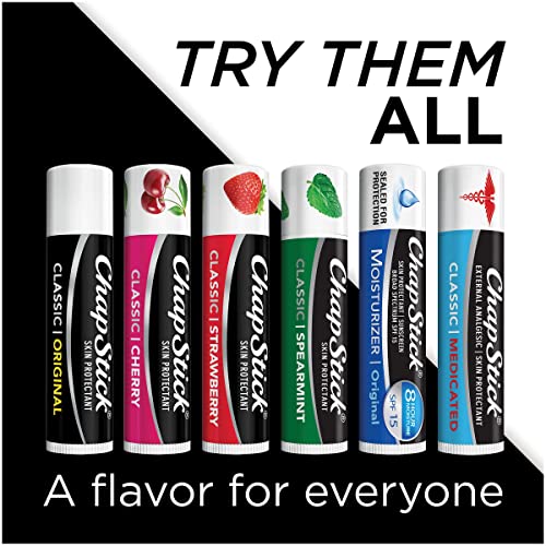ChapStick Classic, Strawberry Flavor, 0.15 oz (Pack of 4)