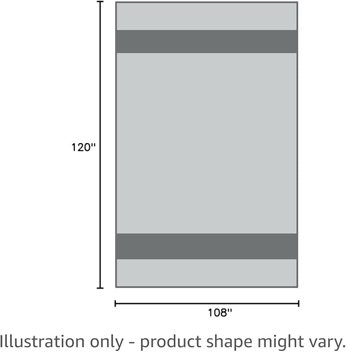 Beach Blanket, Wateresistant Sandproof Sand Free Beach Mat with Corner Pockets Portable Bag for Festival Picnic and Outdoor Camping Activties (BL-MIX5, 120"×108"(8 Person))