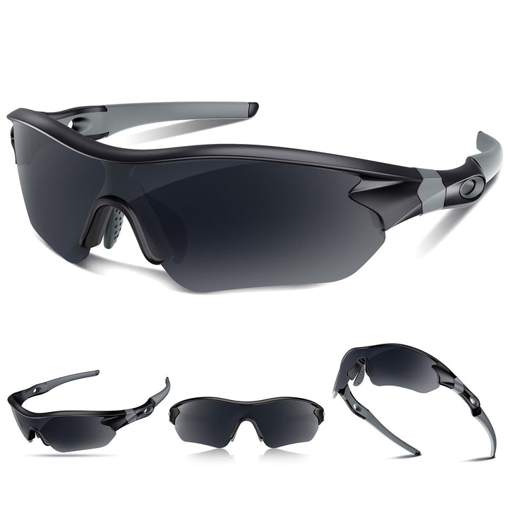 Polarized Sports Sunglasses for Men Women Youth Baseball Running Fishing Tennis Golf Cycling Driving Motor TAC UV400 TR90