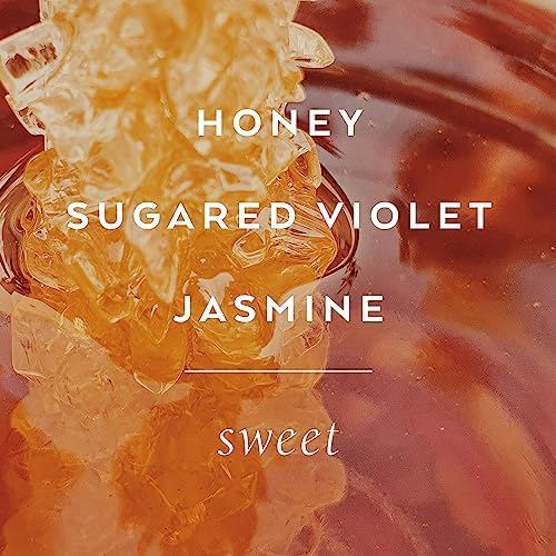 TokyoMilk Honey & The Moon Salt Soak, 10oz., 283 g – Honey, Sugared Violet, Jasmine, Sandalwood – Bathtub Accessories, Bath Salts for Women, Bath Products, Scented Luxury Bath Salts