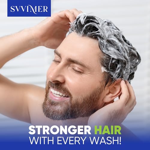 Hair Growth Shampoo for Men - Biotin Thickening Shampoo with Rosemary Tea Tree Oil Caffeine for Hair Loss and Thinning - 13.5 Fl Oz (Pack of 1)