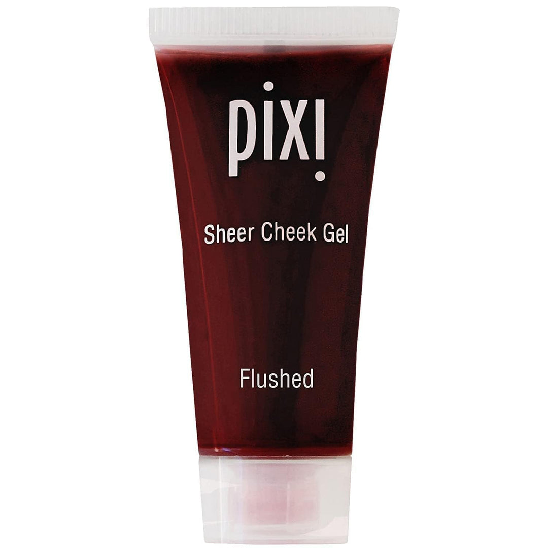 Pixi Beauty Sheer Cheek Gel - Flushed | Gel Blush For A Sheer Flush Of Colour | Oil-Free & Fragrance-Free Hydrating Liquid Blush