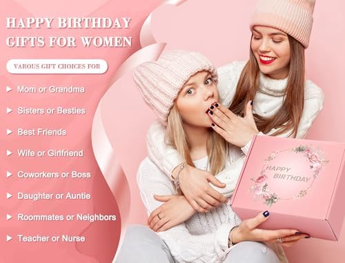 Birthday Gifts for Women Happy Birthday Gifts Basket for Women Best Friend Birthday Gifts for Women Friendship Birthday Presents for Women Birthday gifts Ideas Box for Woman Sister Her Coworker Bestie