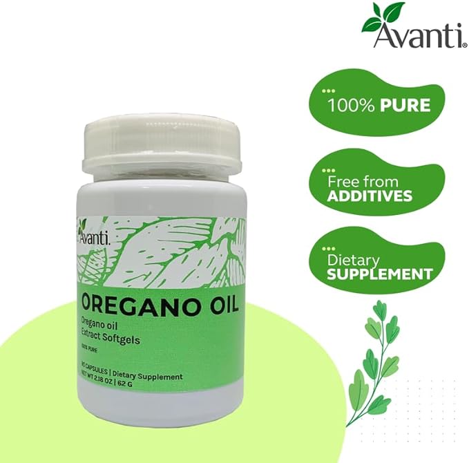 Avanti - Oregano Oil, 150mg Concentrated Oil, softgel, additive Free