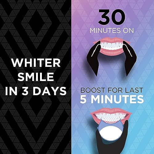 ARC Teeth Whitening Strip Kit with Blue Light, 28 Strips (14 Count Pack)
