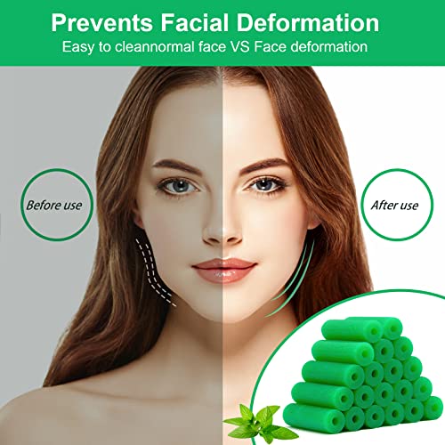 60 PCS Aligners Chewies, Retainer Chewies, Chewies Aligner Tray Seaters, Mint Flavor