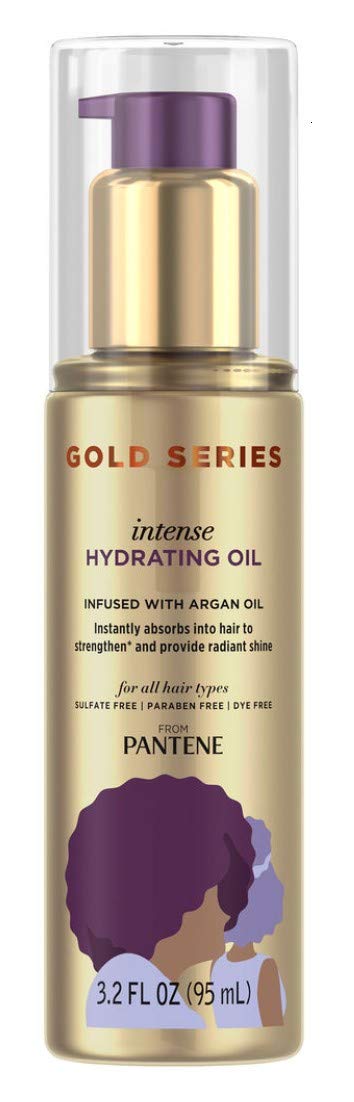 Pantene Gold Series Intense Hydrating Oil 3.2 Ounce (95Ml) (3 Pack)