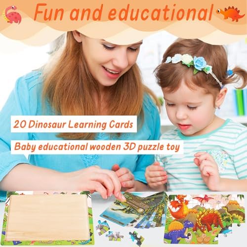 Dino Egg Bath Bombs for Kids-Surprise Inside Plus Dinosaur Puzzle-Dinosaur Gifts for 3 4 5 6 7 and 8 Year Old Boys and Girls Kids Gifts - Perfect for Birthdays, Children's Day and Christma,Easter