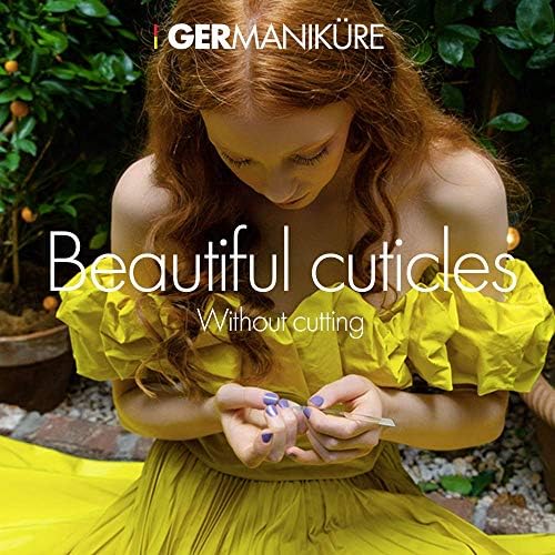 GERMANIKURE 2 Pc Glass Bundle - Crystal Glass Cuticle Stick & File Away Your Worries Nail File in Suede Sleeves – Handmade in Czech Republic – Pro Manicure Supplies – Cuticle Pusher, Callous Remover