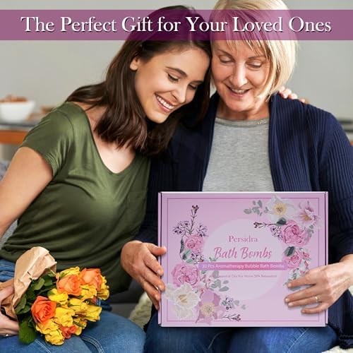 Bath Bombs for Women Gift Set - 30 Natural and Organic Bath Bombs with Essential Oils & Moisturizing Shea Butter, Spa Birthday Gift, Mother's Day, Selfcare Gifts for Her, Women， Bridesmaid Gift