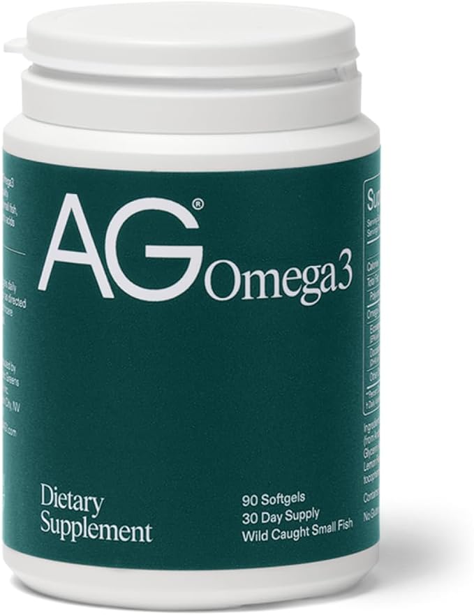 AG1 Omega 3 Fish Oil Supplement Softgel Capsules w/EPA & DHA Fatty Acids from Wild-Caught Fish | 90 ct. 2,000 mg Athletic Greens
