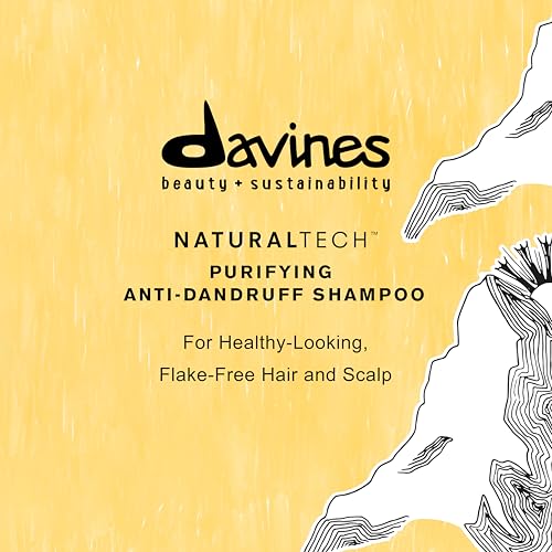 Davines Naturaltech PURIFYING Shampoo, Anti-Dandruff Protection While Gently Cleansing And Clarifying, 8.45 fl. oz.