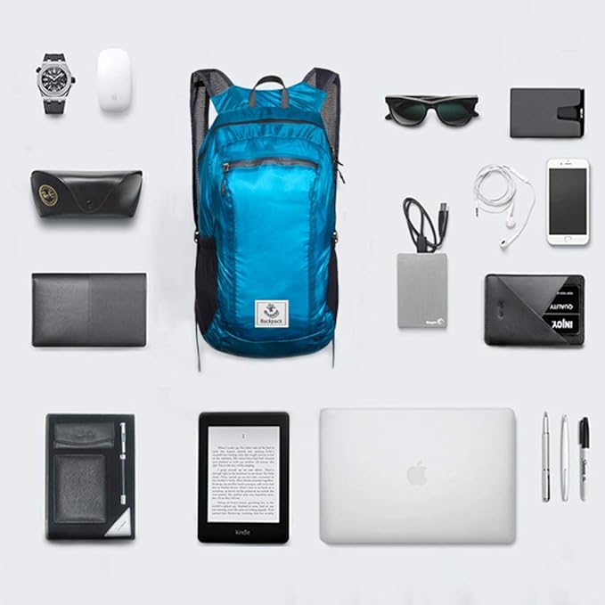 4Monster Hiking Daypack,Water Resistant Lightweight Packable Backpack for Travel Camping Outdoor