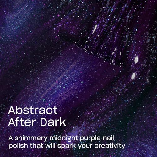 OPI Nail Lacquer Nail Polish | Opaque Dark Blue Purple Shimmer Chip Resistant Nail Polish | Vegan, Fast Drying, Streak Free