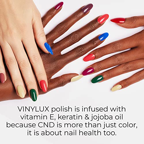 CND Vinylux Longwear Blue Nail Polish, Gel-like Shine & Chip Resistant Color, 0.5 Fl Oz