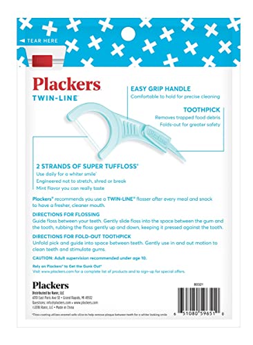 Plackers Twin-Line® Flossers