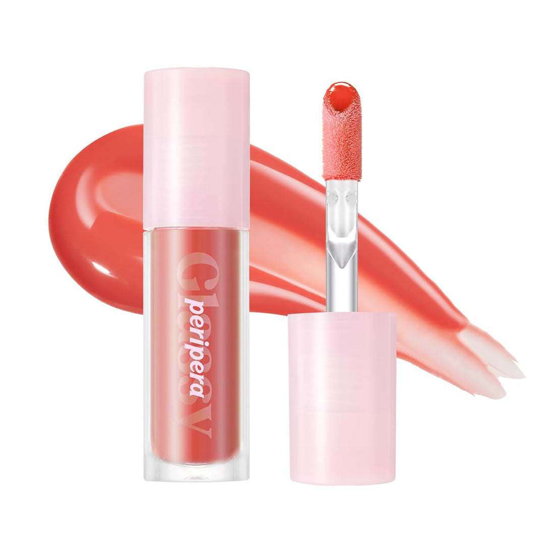 Peripera Ink Glasting Lip Gloss | Non-Sticky, High-Shine, 4XL Wand For Easy Application, Comfortable, Fuller-Looking Lips, Moisturizing, Long-Lasting, Vegan (015 SOFT SWEET)