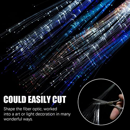 15 Pack Led Light Up Fairy Hair Accessories Braid Extension Clips for Women Girls, Glow in the Dark Party Favors Supplies Neon Rave Accessories Wig for Festival Halloween Christmas Birthday