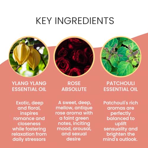 A LOVE STORY Essential Oil Roll On (12ml) | Couples, Massage, Self-Love Essential Oil Blend | All-Natural Aromatherapy for Romance and Passion