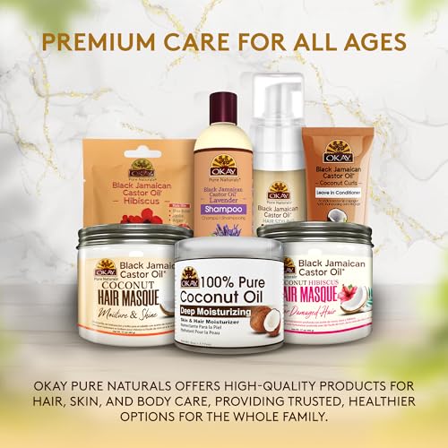 OKAY Pure Naturals AFRICAN BLACK SOAP HENNA 5.5oz / 156gr