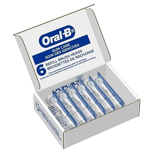 Oral-B Gum Care Replacement Brush Heads for an Oral-B Electric Toothbrush, Pack of 6
