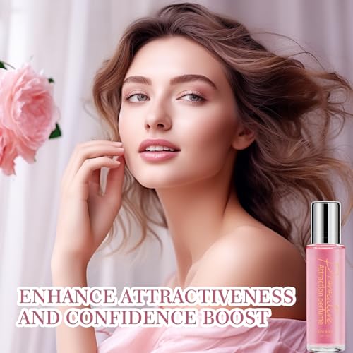 15 mL Pheromones Perfumes for Women, Long-lasting Roll on Pheromone Perfume to Attract Men, Enhance Charm & Confidence, Vegan Cruelty-Free Travel Perfume