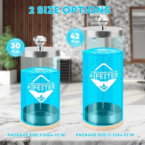 Barbicide 42 oz Disinfectant Jar with Stainless Steel Tray, Sterilizing Jar for Salon or Nail Spa