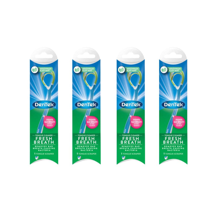 DenTek Fresh Breath Tongue Cleaner (Pack of 4)
