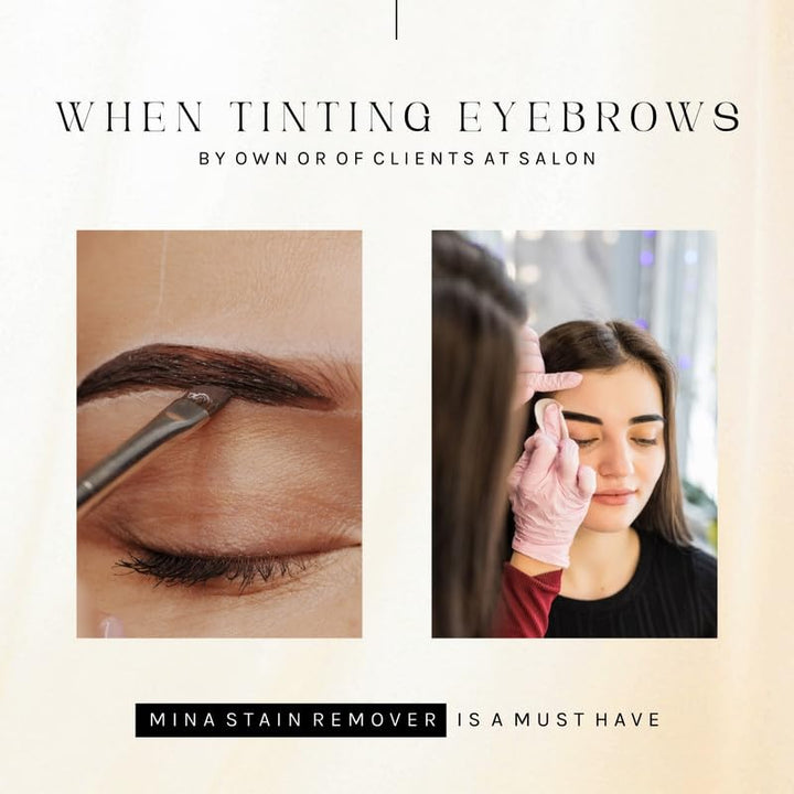 Mina Henna Tint Stain Remover, Softly removes hair color from the scalp, skin around from the eyebrows, hair, beard and mustache quickly and gently 200ml, colorfix hair color remover