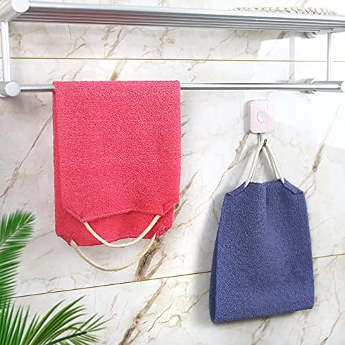 Evridwear Exfoliating Back Scrubber for Shower - Double-Sided Body Scrubber with Handles, Deep Clean, Massage & Exfoliate Back Washer for Men & Women, Invigorates Skin & Circulation