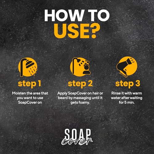 Black Soap for Gray Hair, Gray Hair Reverse Bar Shampoo, 1.7 Oz