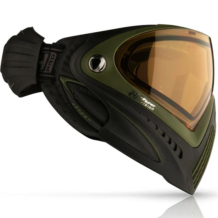 Dye I4 PRO Thermal Paintball Mask Goggles - SRGNT (Black/Olive)