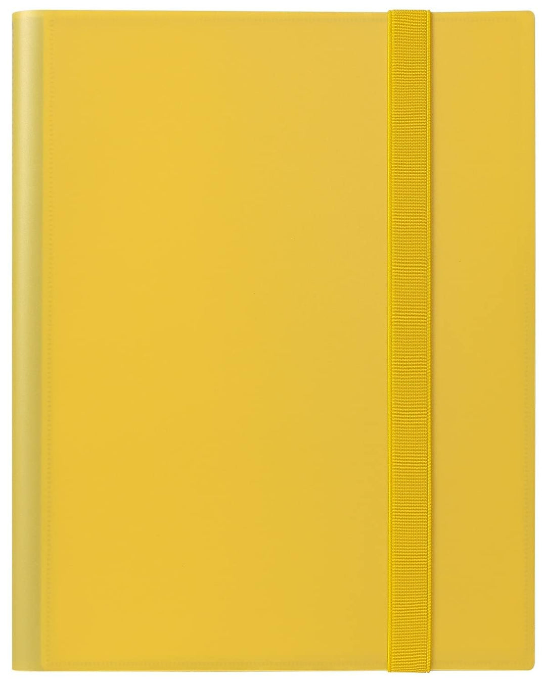 GEAoffice Card Binder, 9 Pockets Trading Card Album Folder, 360 Side Loading Pocket Binder for Yugioh, MTG and Other TCG, Yellow