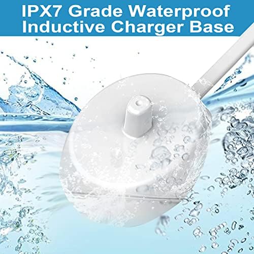 220V Electric Toothbrush Charger Replacement for Oral B, 240V European Travel Charger Compatible with Oral B Braun Electric Toothbrush Charging Base