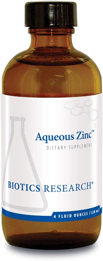 Biotics Research Aqueous Zinc Supports Immune Health, Digestion and Physiological Processes, 4 Oz