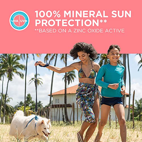 Coppertone Kids Roll On Sunscreen Lotion SPF 50, Tear Free Kids Sunscreen with Blue Color and Zinc Oxide Sun Protection, 2.5 Fl Oz Tube