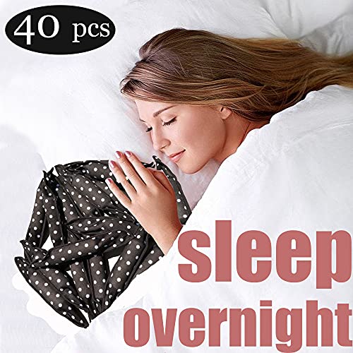 40Pcs Soft Curlers To Sleep In Overnight Hair Rolllers Curlers For Long Hair Pillow Sponge Rollers For Curly Hairstyle
