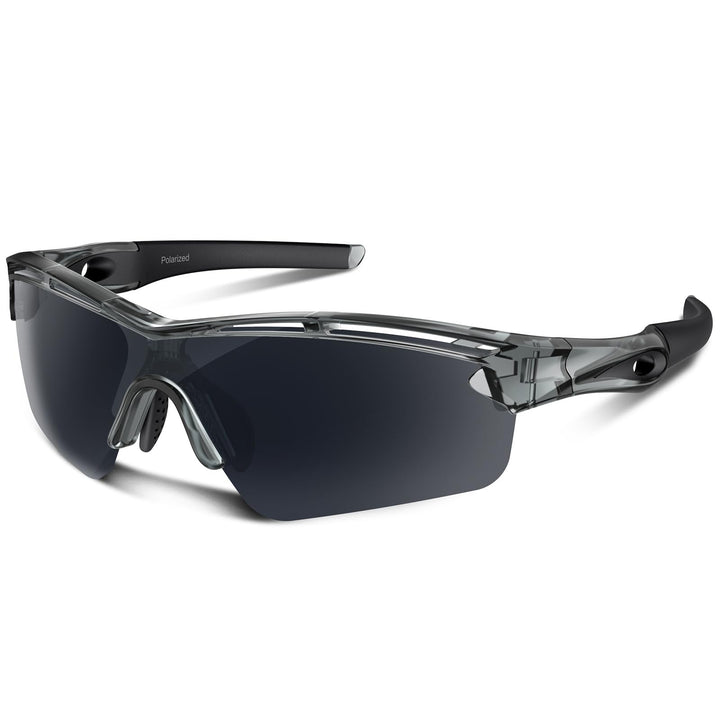 Polarized Sports Sunglasses for Men Women Youth Baseball Cycling Running Driving Fishing Tennis Golf Motor TAC UV400 TR90