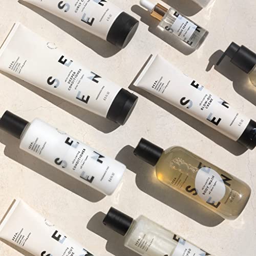 SEEN Travel Trio, Fragrance Free - Non-Comedogenic & Sulfate-Free Blow-Out Hair Cream, Shampoo & Conditioner Set- Reduces Frizz- Heat Protectant- Safe for Sensitive & Eczema Prone Skin