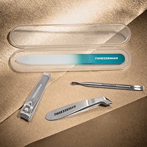 Tweezerman Emerald Shimmer Nail Care Set